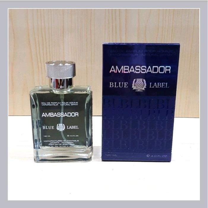 PARFUM AMBASSADOR LABEL / BLUE LABEL 120ML (FOR MEN) Red Siap Kirim