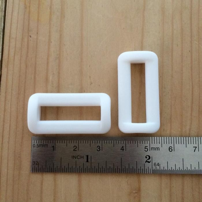 ProsesCPT- Ring Kotak Tas 2.5 Cm Plastik Buckle Pp Putih