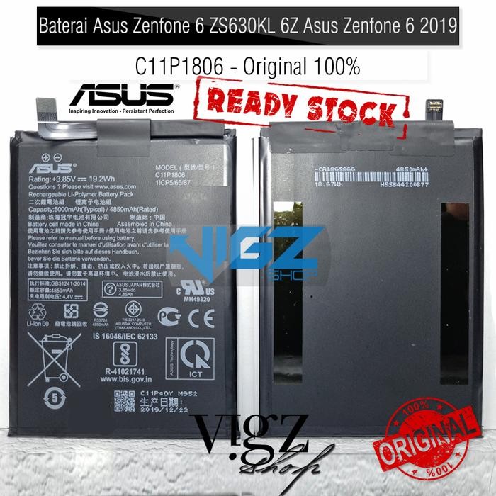 Baterai Asus Zenfone 6 ZS630KL 6Z Asus Zenfone 6 2019 C11P1806 Original 100%