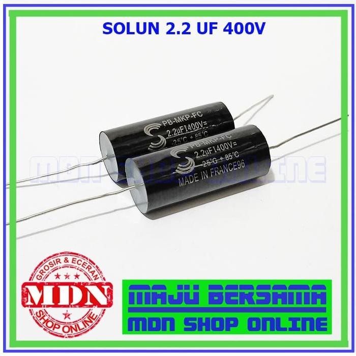 Solun 225 - Kapasitor 2.2 Uf 400V - Kapasitor Tweeter