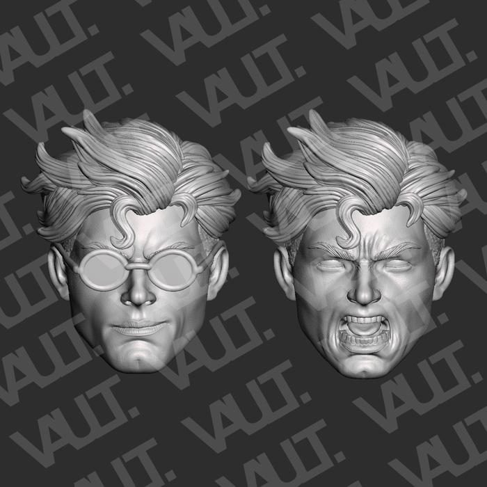 HOT SALE 1/12 DC SUPERBOY KON-EL HEAD SCULPT HS MEZCO NOTA VTOYS MULTIVERSE TERMURAH