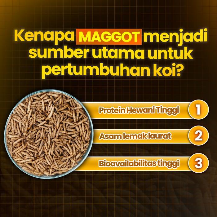 Himagg Premium Growth 5kg Pakan Ikan Koi bulky / Makanan Ikan Koi bulky jumbo / Pelet pakan Ikan koi