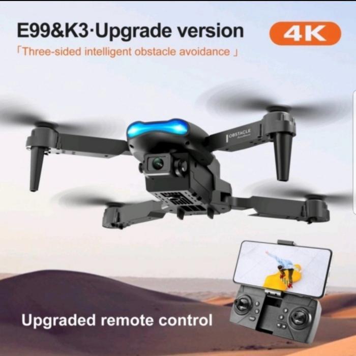 DRONE QUADCOPTER E99 K3 PRO CAMERA 4K BATERAI 1800 MAH FREE BUBBLEWRAP