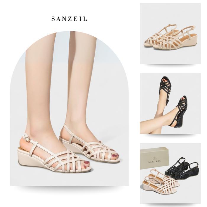 Sandal Wedges Sanzeil Siena Wanita Sol 5Cm 1927 Size 36 - 40 Terbaru 