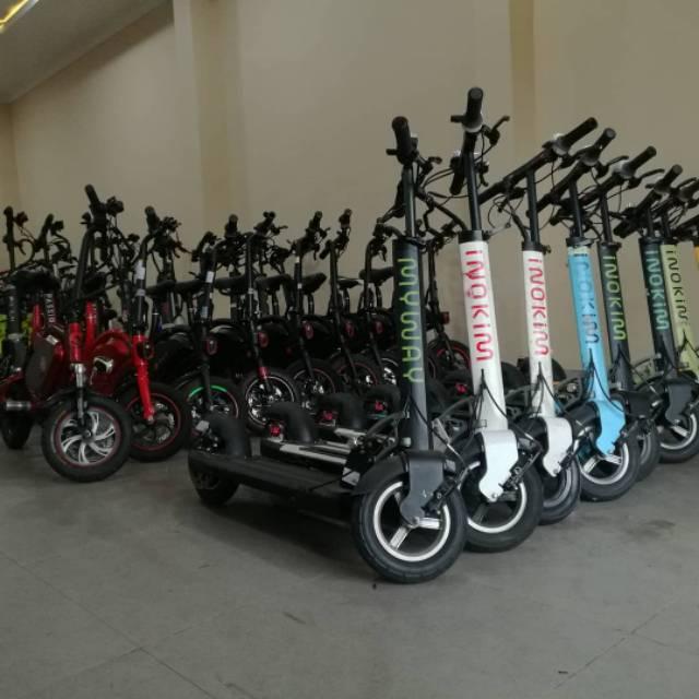 Scooter Listrik brand Fiido Inokim Passion.