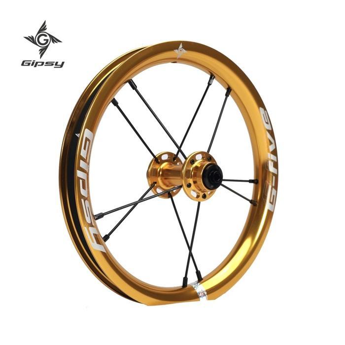 Alinja - Gipsy G-Five Push Balance Bike 12" Wheel Set - Sepeda Anak - Gold Terbaru 