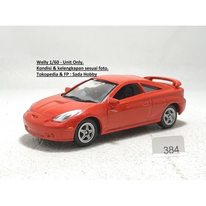 NEW DIECAST WELLY 1/64 TOYOTA CELICA RED UNIT ONLY