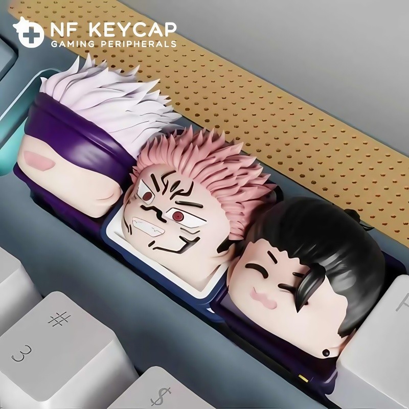 Jujutsu Kaisen Anime Personalized Creative Art Custom Keycaps Gojo Satoru Esc 3d Resin Keycaps Anime