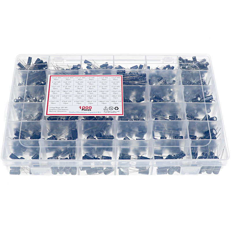 1000pcs 36Value 16V 25V 35V 50V 0.1uf 4.7uf 10uf 22uf 33uf 47uf 100uf 220uf 330uf 1000uf