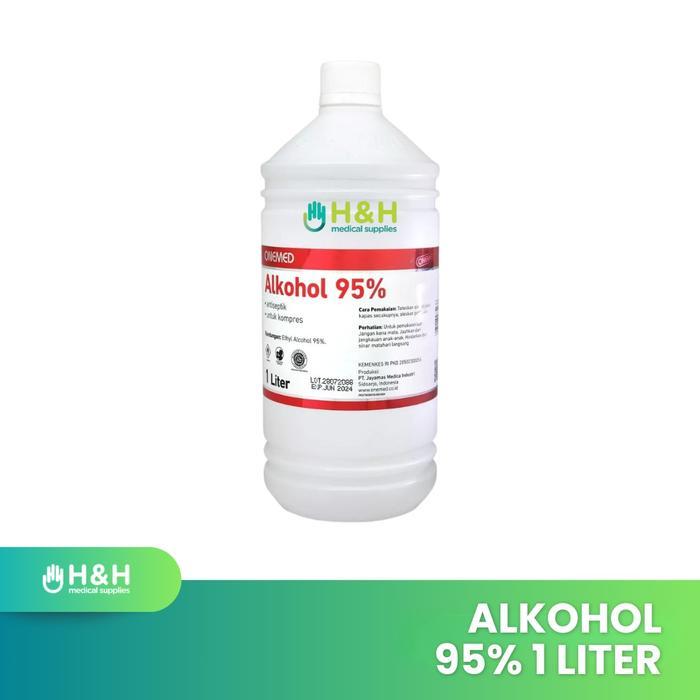 ALKOHOL 95% 1 LITER / ALKOHOL 95% / ALKOHOL ONEMED 1 LITER / ALKOHOL 1 LITER
