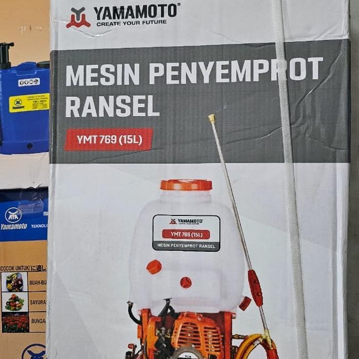 MESIN SEMPROT HAMA YAMAMOTO YMT 769 (15L)  KNAPSACK POWER SPRAYER MESIN KABUT POWER SPRAYER ENGINE S