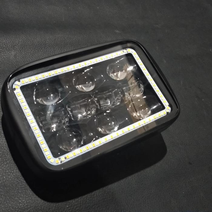 Headlamp Reflektor Lampu Depan Daymaker Vespa Ps Kotak Led 10 Titik