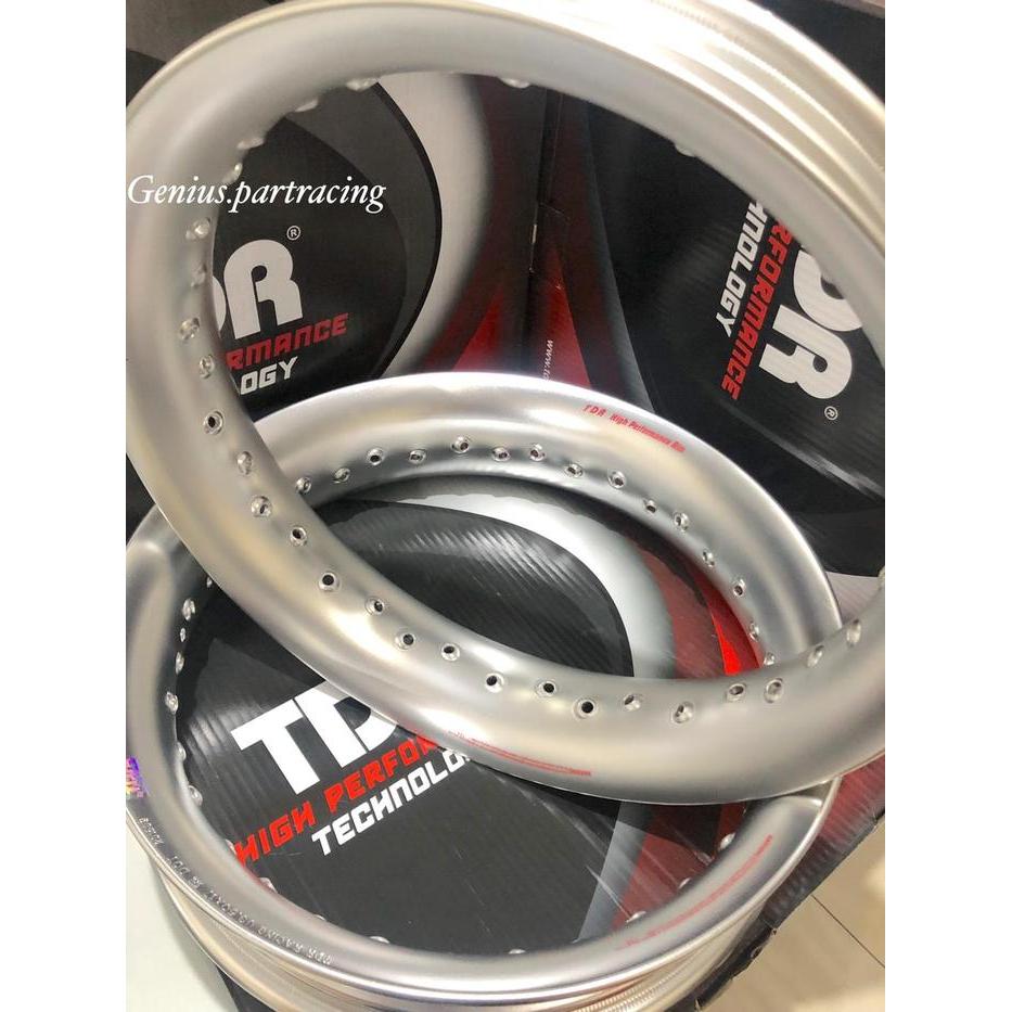 Velg Tdr U Shape Set 300/300 Ring 17 Warna Silver Tdr Original