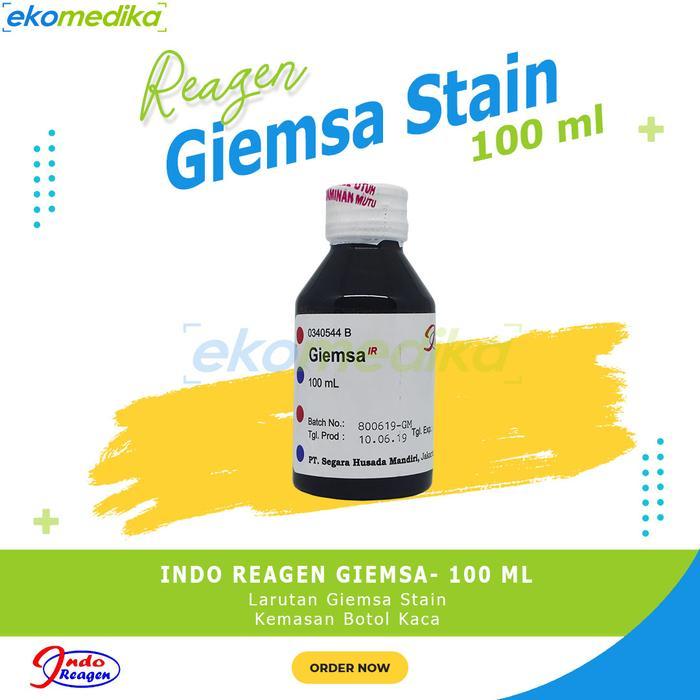 Giemsa Stain Indo Reagent Giemsa 100Ml - Larutan Giemsa 100 Ml #Gratisongkir
