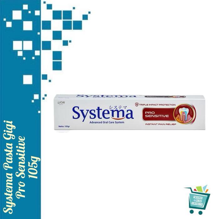 Systema Pasta Gigi Pro Sensitive / Tooth Paste / Odol Systema Instant Pain Relief Triple Impact