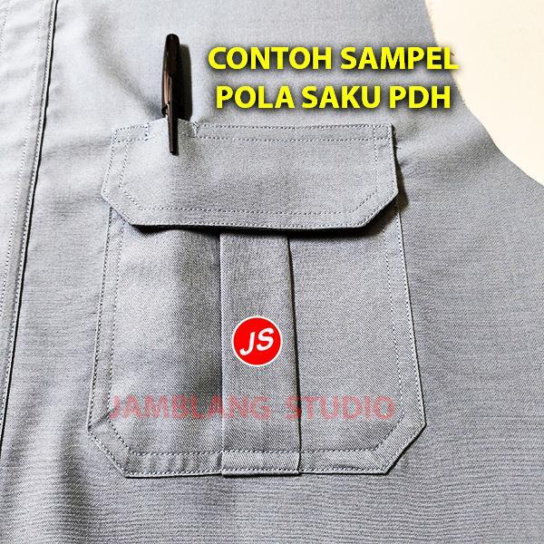 Pola Saku Dinas PDH [JAMBLANG STUDIO]