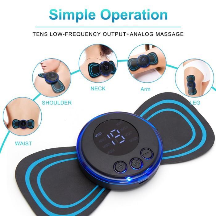 Terlaris Vitamin - EMS NECK MASSAGER BIO JAPAN 8 Mode Pemijat Leher Pijat Terapi Elektrik Gratis