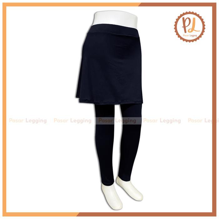 Legging Rok Spandek / Legging Rok / Legging Senam / Celana Legging Panjang Rok Bahan Spandek