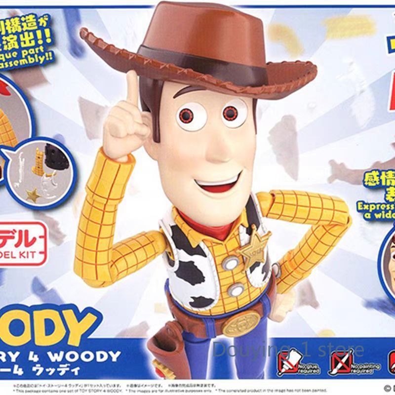 Bandai Toy Story Figure Cinema-rise Cowboy Sheriff Woody Assembly Decoration Anime Action Figure