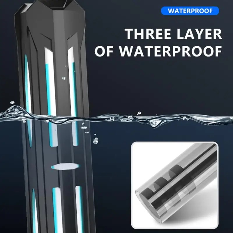 UV Germicidal Lamp Submersible Germicidal Light Aquarium Ultraviolet Alga Removal Lamp Amphibious