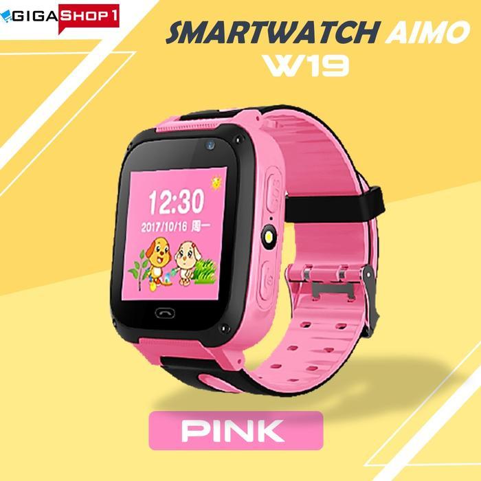Diskon Jam Tangan Anak Aimo Emo Smartwatch Imo Aimoo Imoo Emoo W19 Gps Murah Original
