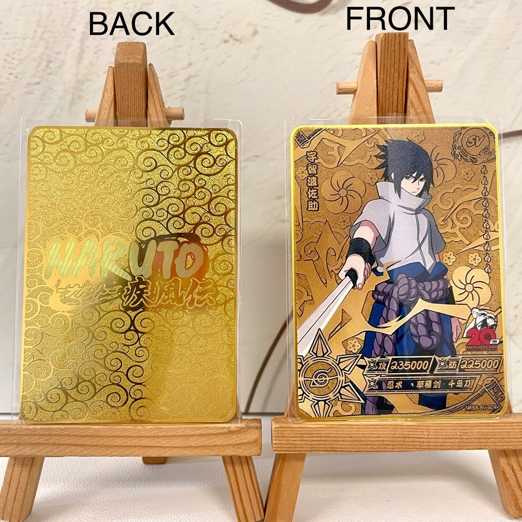 Naruto Uzumaki Jiraiya Sasuke Uchiha SE XR SV Metal Card Anime Collection Cards Kids Toy Gift