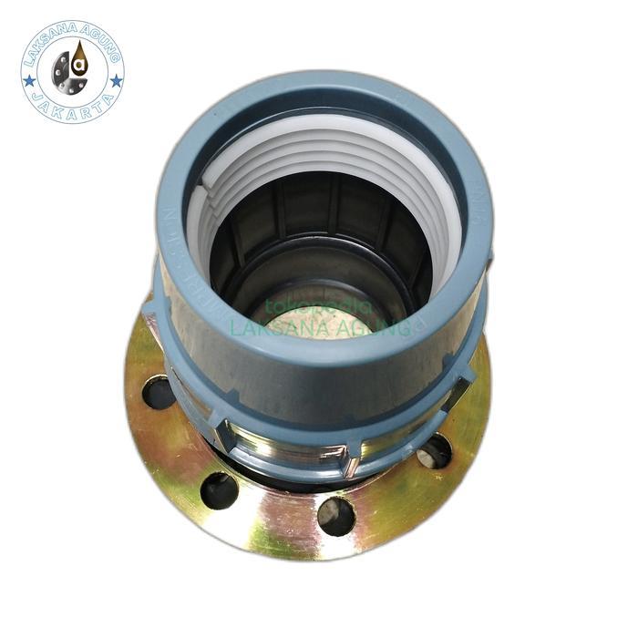 [Okuma] Hdpe Flange Adaptor 90 X 3 Inchi Flange Adaptor Compression Dn90 Pipa Hdpe 3" Inch