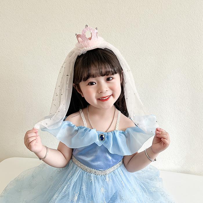 [KIDSFASHIONKOLEKSI] Bando Anak Perempuan Motif Mahkota Crystal Slayer Star Import