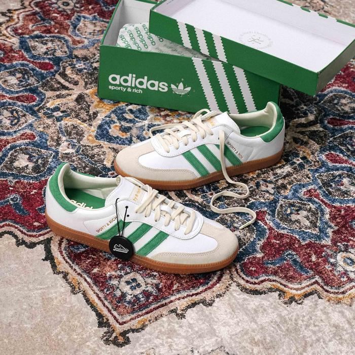 Samba OG Sporty And Rich White Green