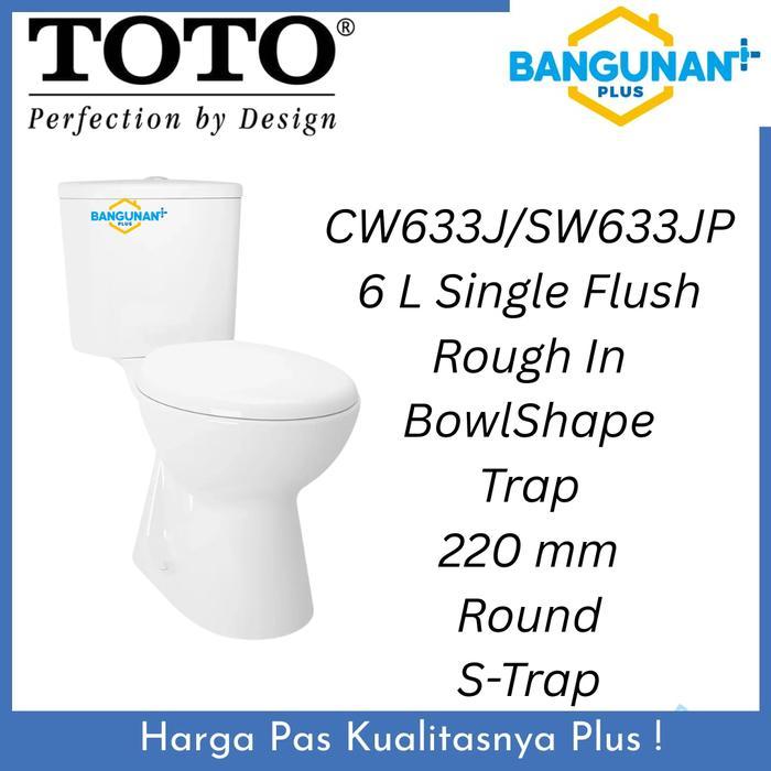 CLOSET DUDUK OTOMATIS TOTO WC CW 633 JW SET