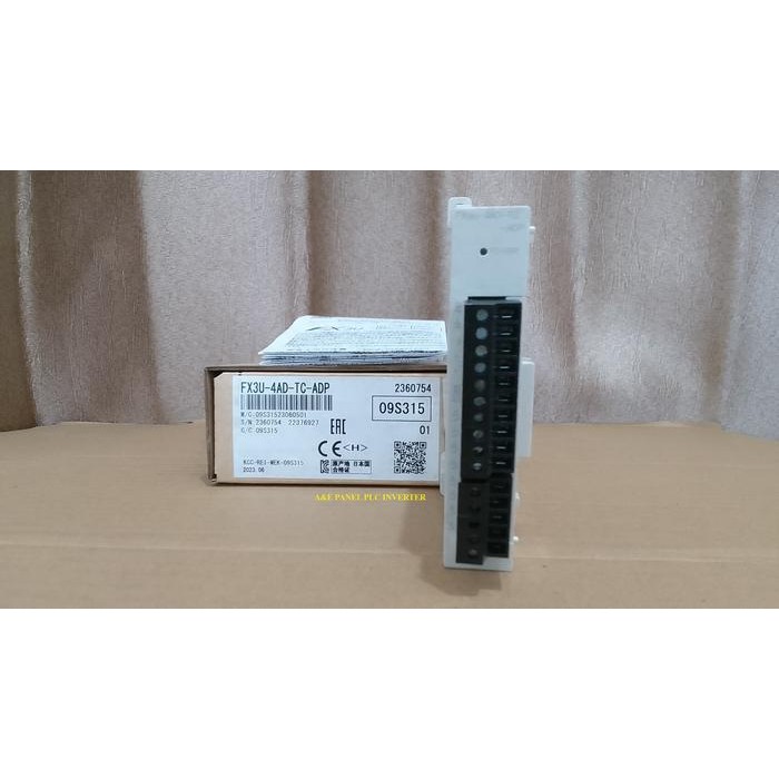 PLC MITSUBISHI FX3U-4AD-TC-ADP FX3U 4AD TC ADP