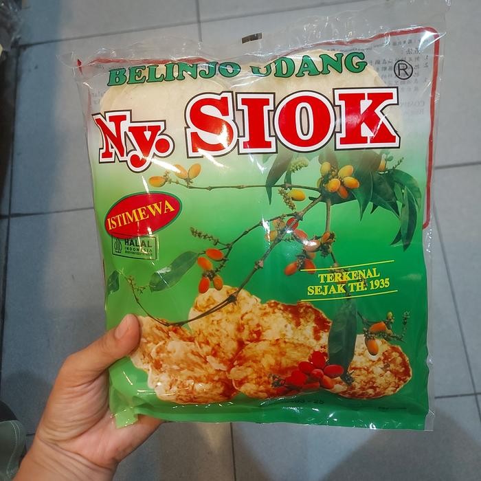 

ORIGINAL krupuk belinjo udang ny siok 200g melinjo emping mlinjo blinjo kerupuk READY STOCK