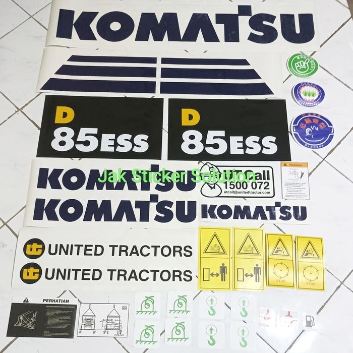Stiker Komatsu D85Ess Sticker Dozer Komatsu