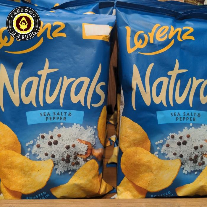 

LORENZ NATURAL SEA SALT & PAPPER 100GR POTATO CHIPS