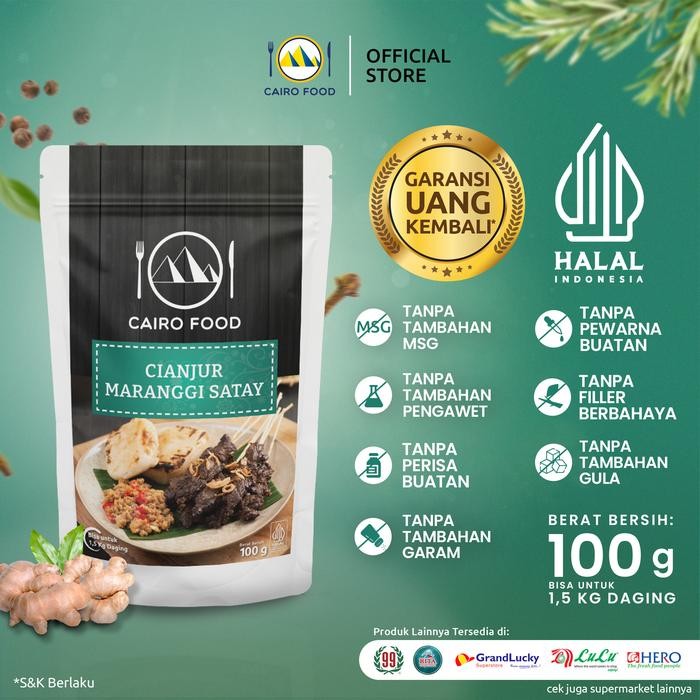 

Stok Baru Bumbu Sate Maranggi Cianjur - Cairo Food 100 gr