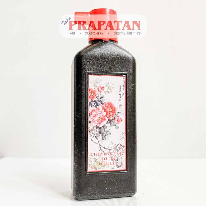 

Bisa Gosend! Tinta De Goya 250Ml White Tinta China White Chinese Ink