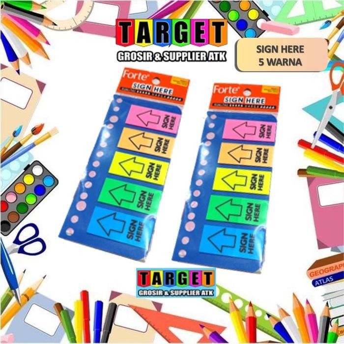 

Bisa E-Katalog! Index & Mark / Sign Here / Penanda Joyko Im-35 / Dign Here Plastik