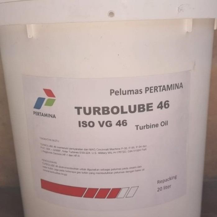 OLI PERTAMINA TURBOLUBE 46 ISO VG 46 / 20 LITER