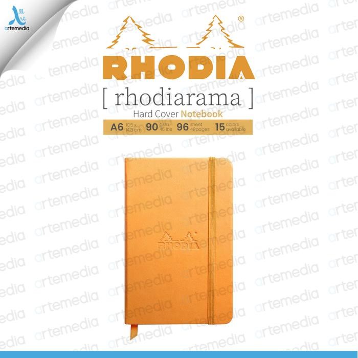 

Buku Catatan Rhodia Rhodiarama A6 Blank Paper Hard Cover Notebook