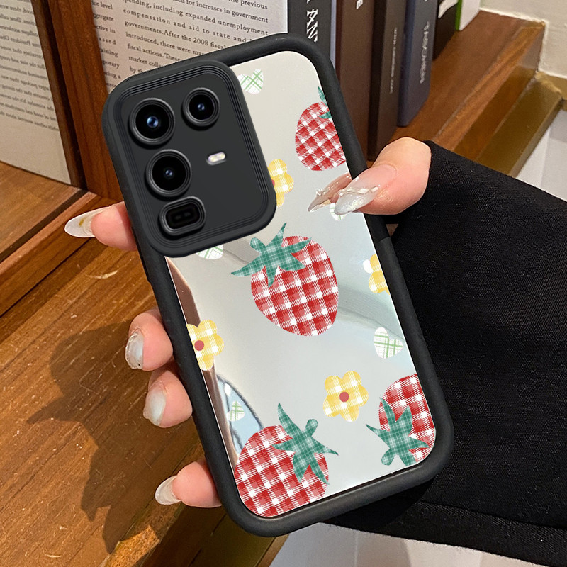Casing Hp Untuk Infinix Note 50 4G Note 50 Pro 4G Case HP Casing pola strawberry Kesing Cesing cermi