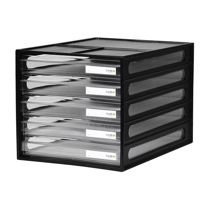 

LIVINBOX DD-1205 RAK DOKUMEN 5 LACI DESK FILE CABINETS WITH 5 DRAWERS