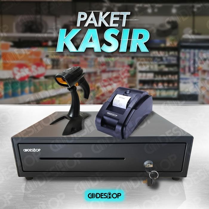 

CASH DRAWER / LACI KASIR / LACI UANG SEPAKET LENGKAP - MURAH