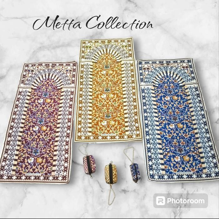 [WS] Bisa COD Sajadah Travel Tipis Tas Sleting Rantai Murah Premium LL239