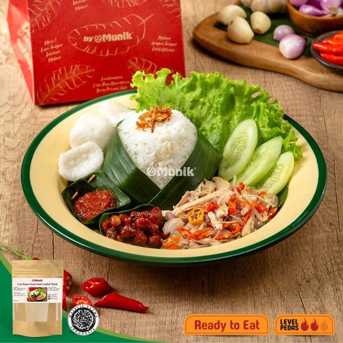 

Pilihan- Nasi Rames Ayam Suwir Sambal Matah