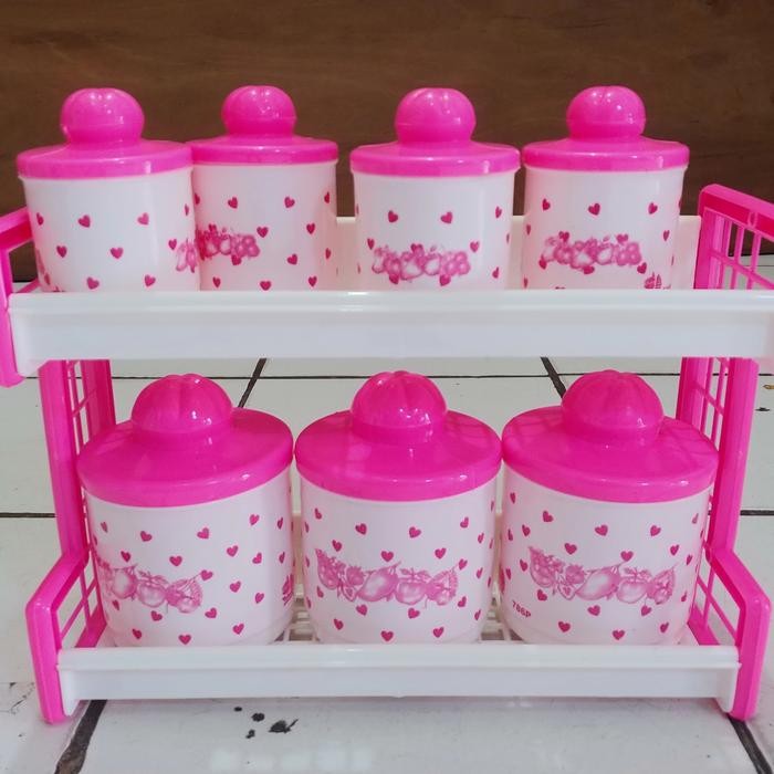 RAK BUMBU DAPUR / KITCHEN SET PUP PLASTIK