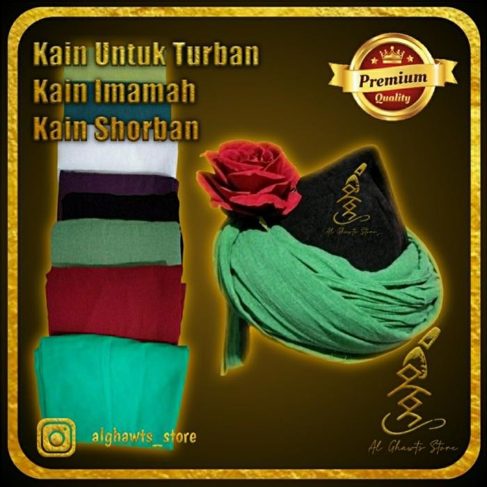 TERMURAH Kain Turban Imamah Sufi 7 Meter READY STOCK