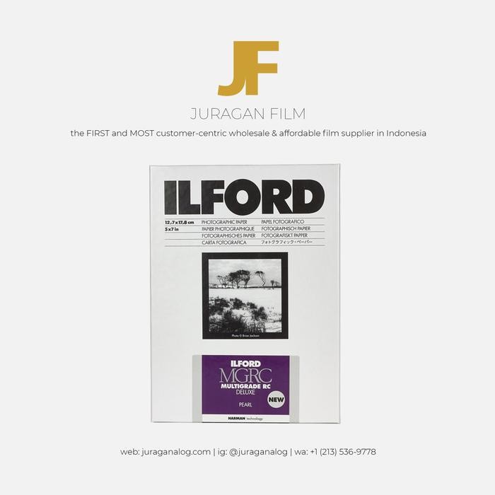 Ilford MGRC Multigrade Deluxe Pearl - 5x7/25 Sheets