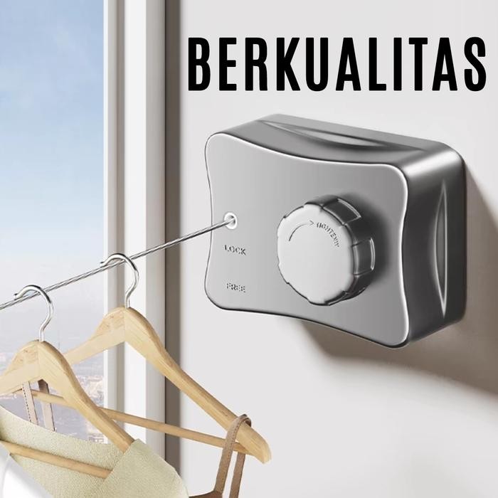 Lion Star House - Jemuran Baju Portable / Gantungan Baju Jemuran Handuk Serbaguna R017