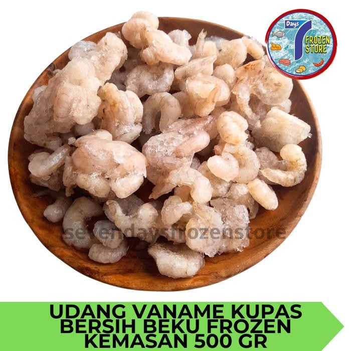 

Pilihan- Udang Vaname Kupas Bersih Frozen Beku 500 Gr