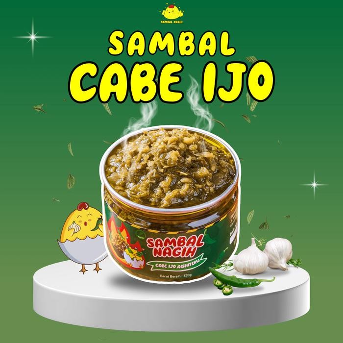 

TERLARIS Sambal Nagih - Sambal Cabe Ijo Padang READY STOCK